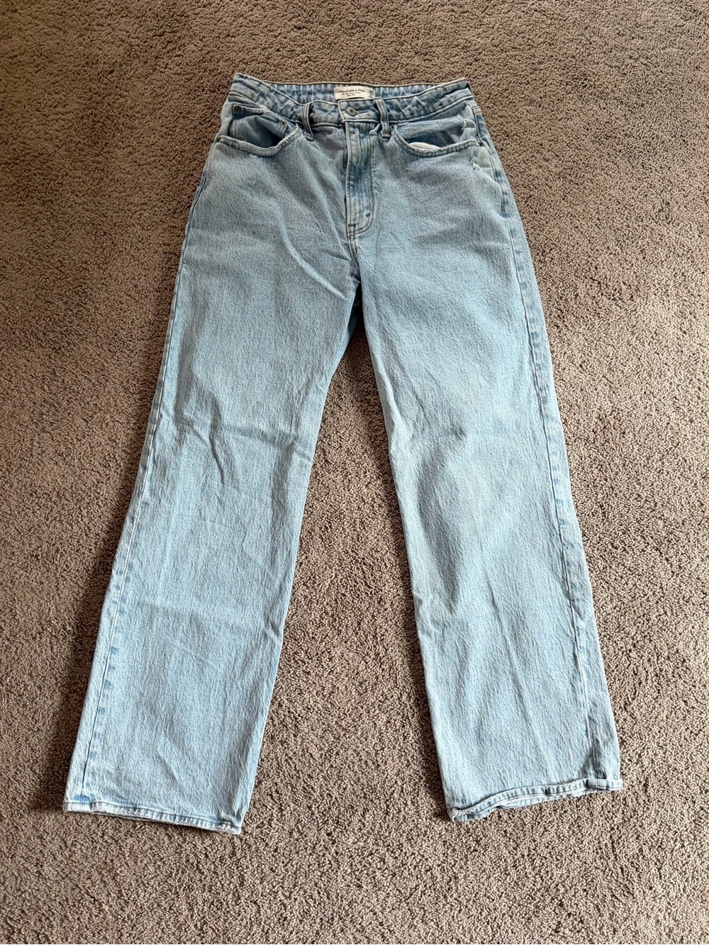 Abercrombie & Fitch curve love 90s relaxed High-Rise Jeans